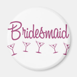 MultiMartini-Bridesmaid-Pink Magnet