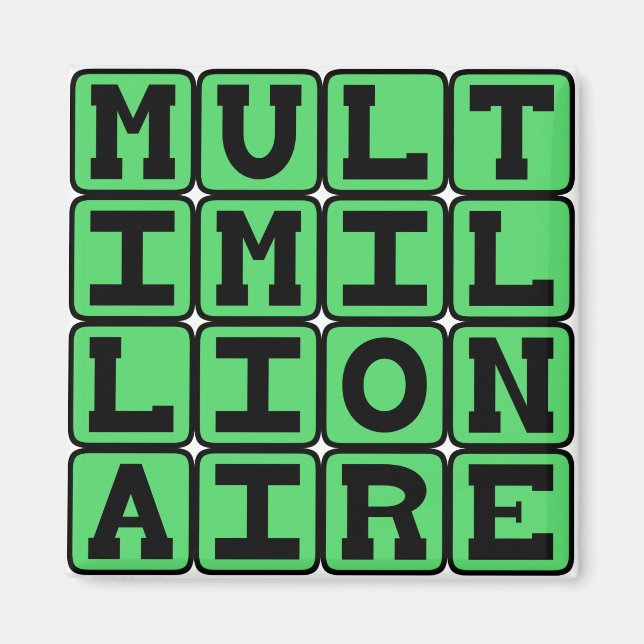 Multimillionaire, Share The Wealth Magnet (Front)
