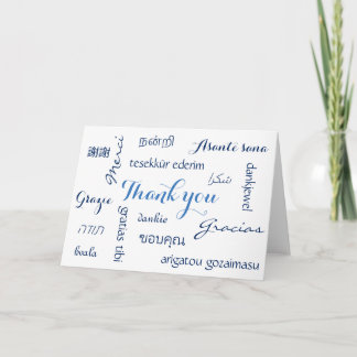 Multinational Thank You Card