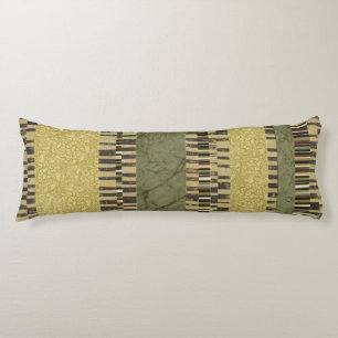 Multipatterned Panel Painting Body Cushion