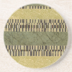 Multipatterned Panel Painting Coaster