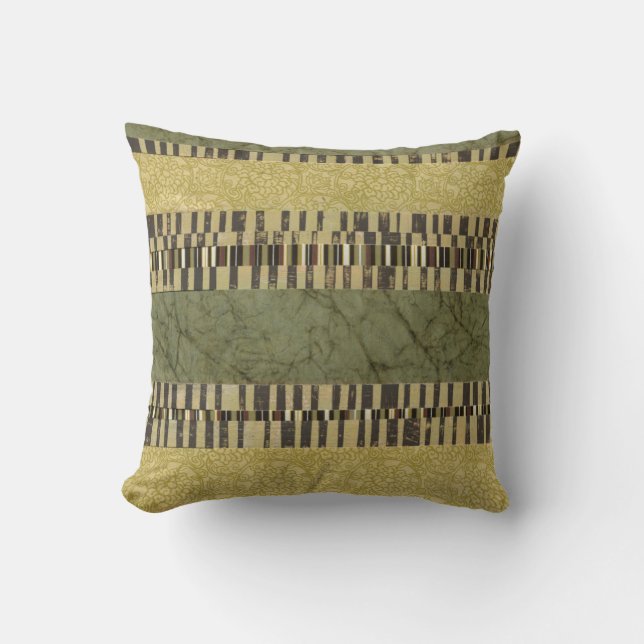 Multipatterned Panel Painting Cushion (Front)