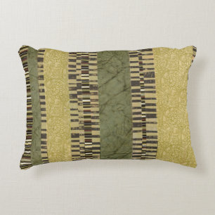 Multipatterned Panel Painting Decorative Cushion