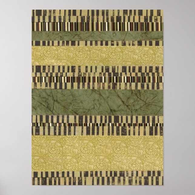 Multipatterned Panel Painting Poster (Front)
