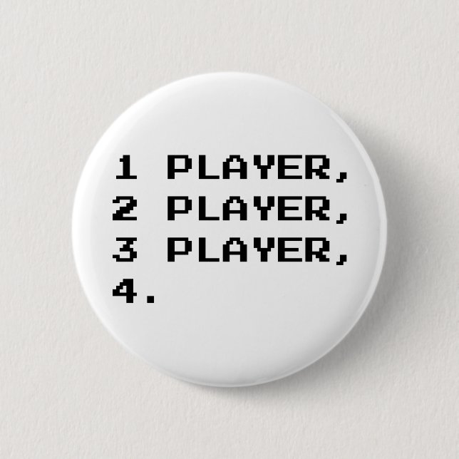 MULTIPLAYER 6 CM ROUND BADGE (Front)