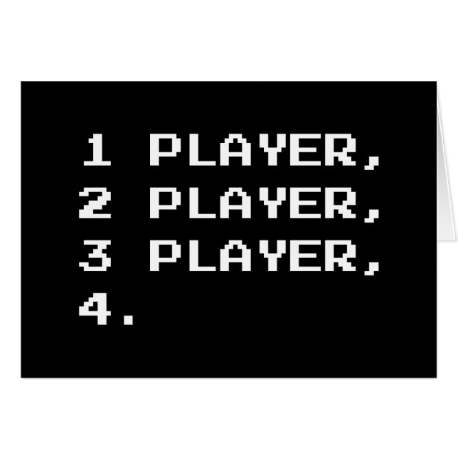 MULTIPLAYER CARD (Front Horizontal)