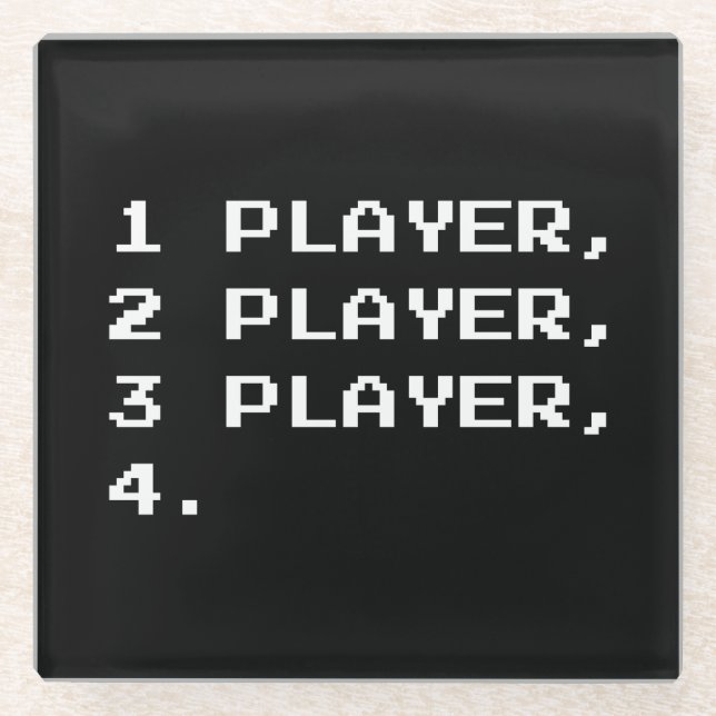 MULTIPLAYER GLASS COASTER (Front)