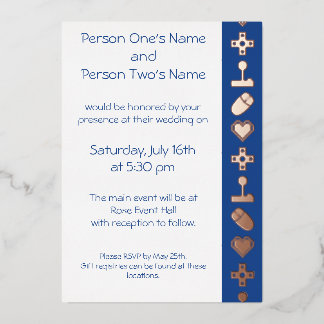 Multiplayer Mode in Blue Foil Invitation