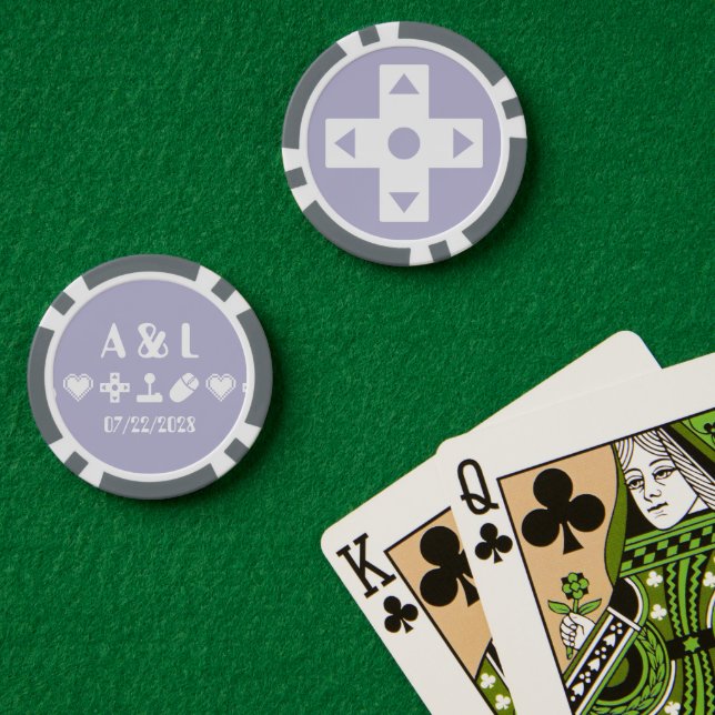 Multiplayer Mode in Lavender Poker Chips (Poker Table (Double))