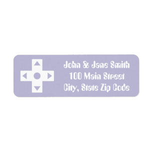 Multiplayer Mode in Lavender Return Address Label