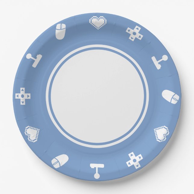 Multiplayer Mode in Periwinkle Paper Plate (Front)