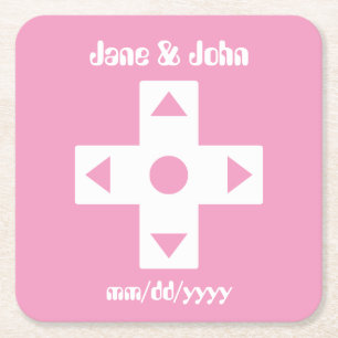 Multiplayer Mode in Petal Pink Paper Coaster