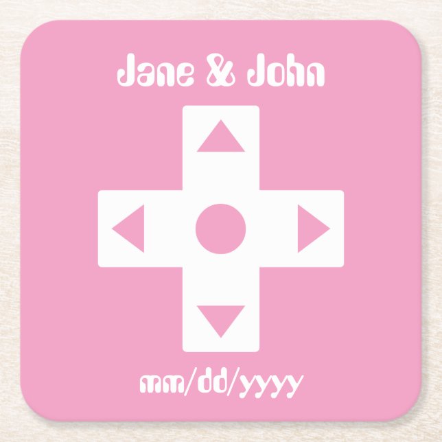 Multiplayer Mode in Petal Pink Paper Coaster (Front)