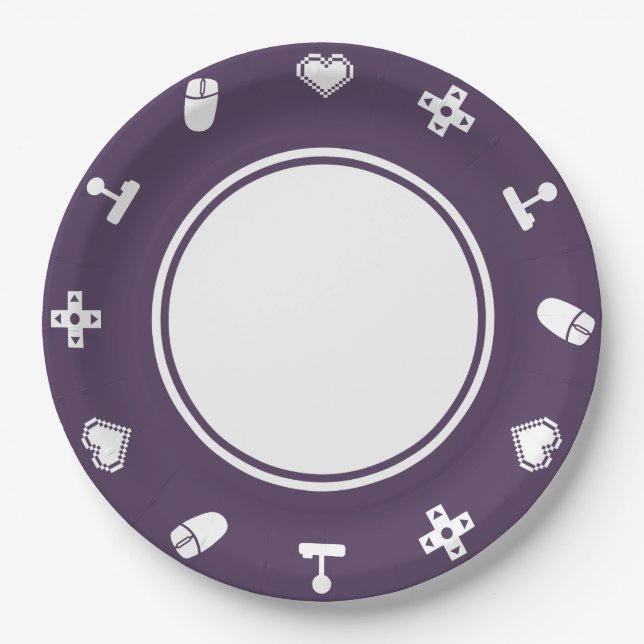 Multiplayer Mode in Purple Paper Plate (Front)