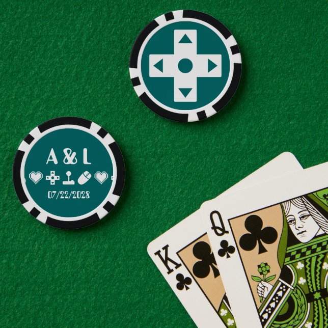 Multiplayer Mode in Teal Poker Chips (Poker Table (Double))