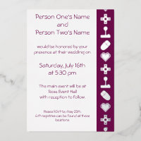 Multiplayer Mode in Wine Foil Invitation