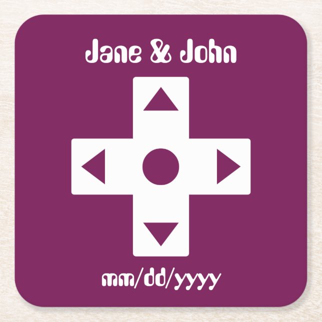 Multiplayer Mode in Wine Paper Coaster (Front)