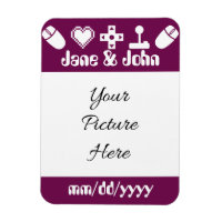 Multiplayer Mode in Wine Save-the-Date Magnet