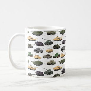 Multiple Battle Tanks Coffee Mug