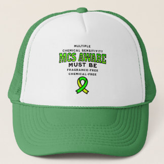 Multiple Chemical Sensitivity MCS Awareness Trucker Hat