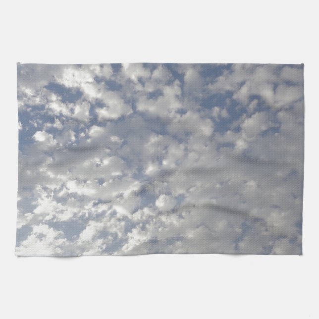 Multiple Clouds, Sky View Tea Towel (Horizontal)