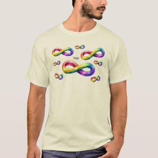 Multiple Colourful Infinity Symbols T-Shirt