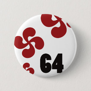 Multiple croix64.ai 6 cm round badge