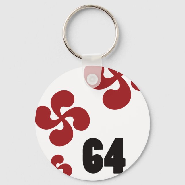 Multiple croix64.ai key ring (Front)