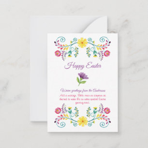 Multiple Easter Cards 100 PHOTO FOLK FLORAL Budget