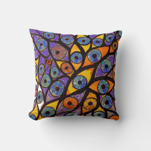 Multiple Eyes by Alexandra Cook Cushion