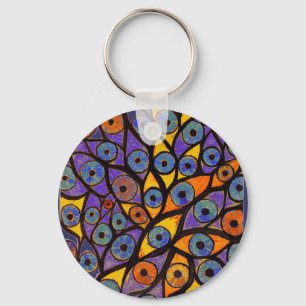 Multiple Eyes Key Ring
