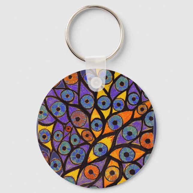 Multiple Eyes Key Ring (Front)