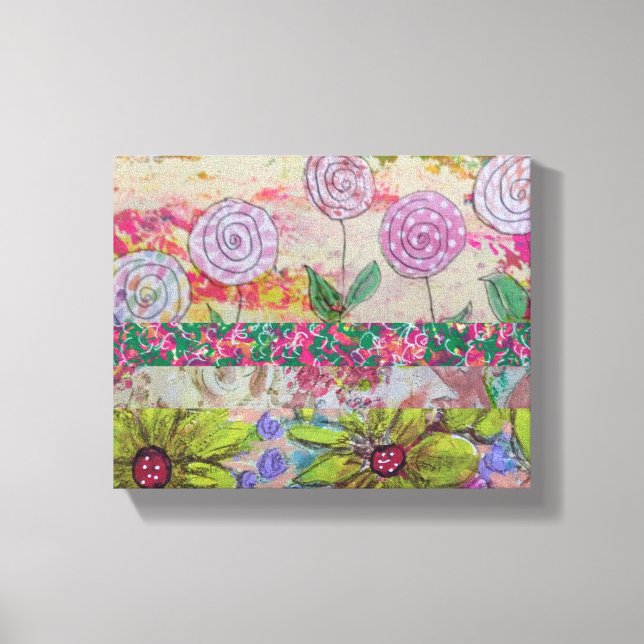 Multiple Flowers  Canvas Print (Front)