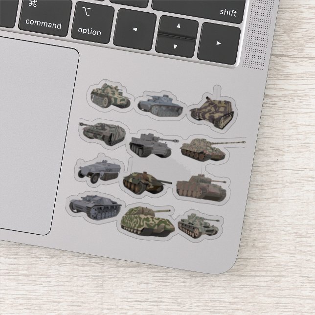 Multiple German WW2 Tanks (Detail)