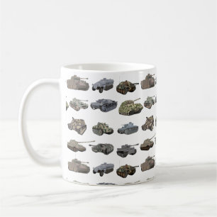 Multiple German WW2 Tanks Coffee Mug