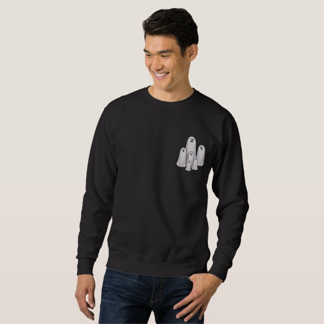 Multiple ghosts halloween sweatshirt (Front Full)