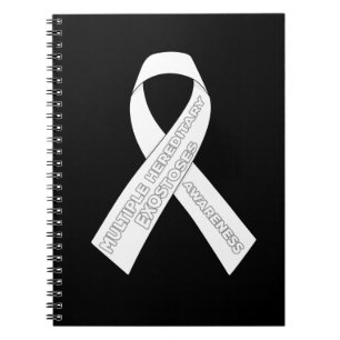 Multiple Hereditary Exostoses Awareness Ribbon Notebook
