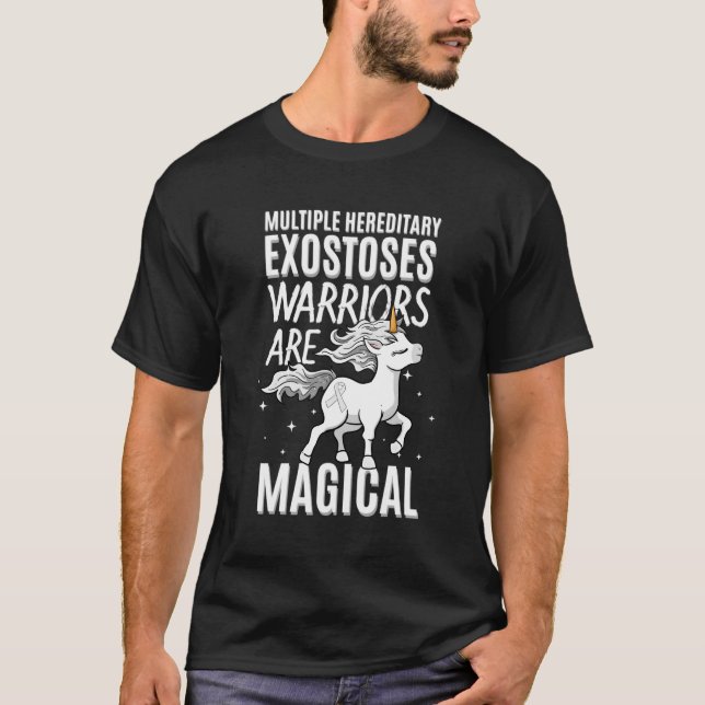 Multiple Hereditary Exostoses Warrior Awareness Un T-Shirt (Front)