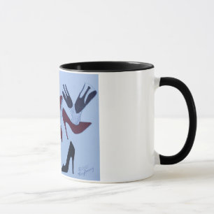 multiple high heel shoes mug