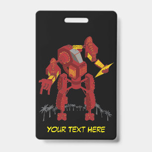 Multiple image advertising badge ID badge