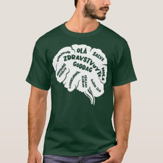 Multiple Language Multilingual Linguist Linguistic T-Shirt