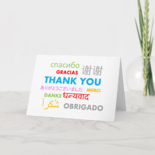 Multiple Language Thank You
