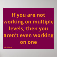 "Multiple Levels", quote, humor, irony