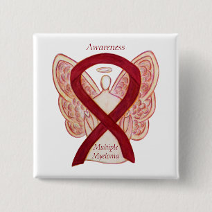 Multiple Myeloma Angel Awareness Ribbon Pins