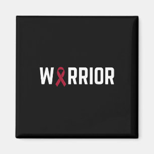 Multiple Myeloma Awareness Burgundy Ribbon Family Magnet