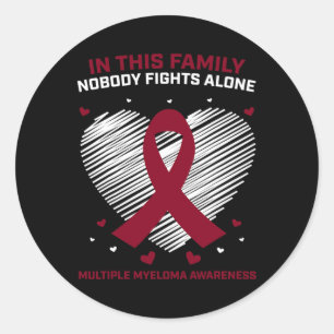 Multiple Myeloma Awareness Products Blood Cancer S Classic Round Sticker