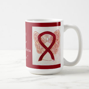 Multiple Myeloma Awareness Ribbon Angel Custom Mug