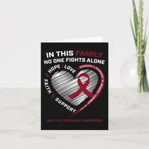 Multiple Myeloma Awareness Sister Dad Blood Cance Card