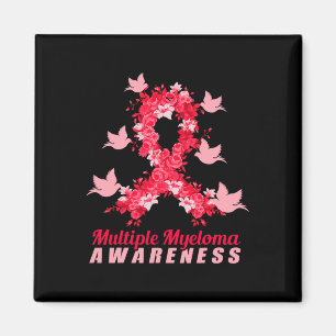 Multiple Myeloma Awareness Support Birds Magnet