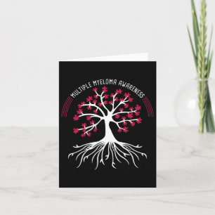 Multiple Myeloma Awareness Tree Puzzle  Card